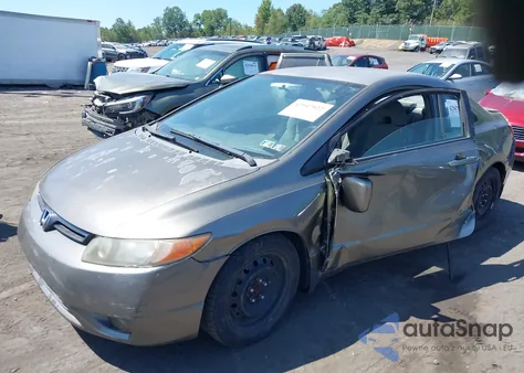2008 Honda Civic Lx из США, поврежденный, VIN 2HGFG12638H543106
